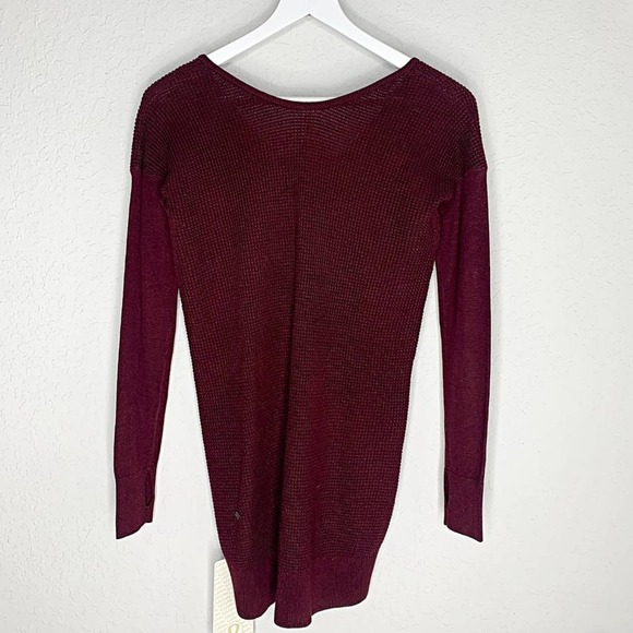 NEW Lululemon The Sweater Life Pullover in Heathered Bordeaux Drama - Picture 11 of 15